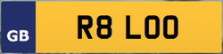 R8 LOO Number plate for sale