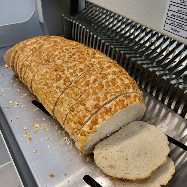 Bread shop bread slicer