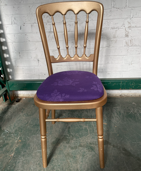 Gold Banquet chairs for sale