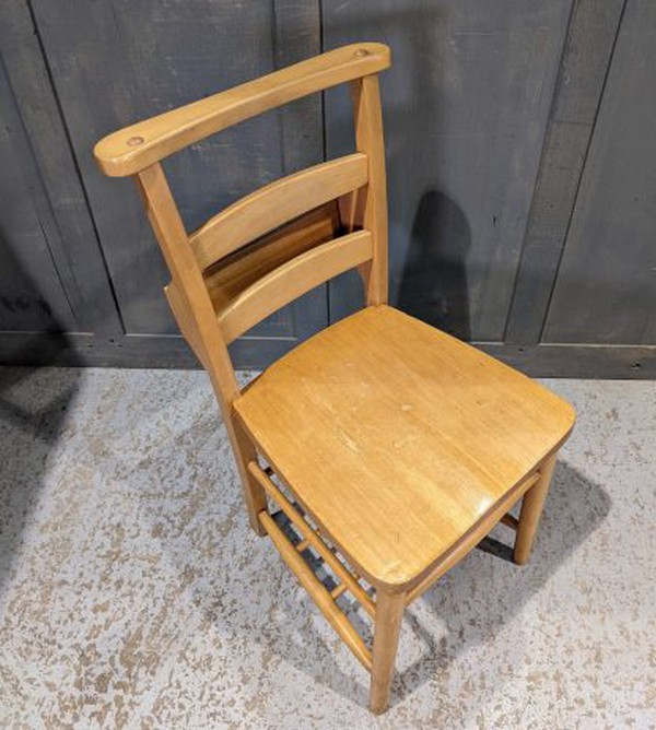 Reclaimed chapel chair
