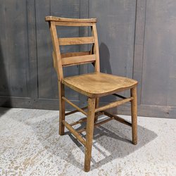 Double ladder back church chairs for sale