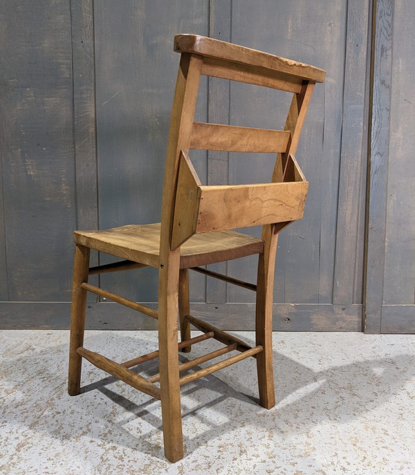 Chapel chair with bible rack