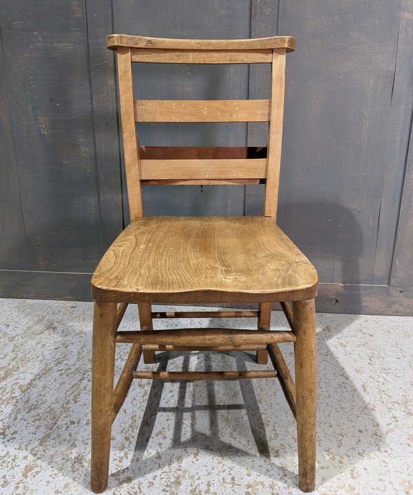 Double ladder back chapel chairs