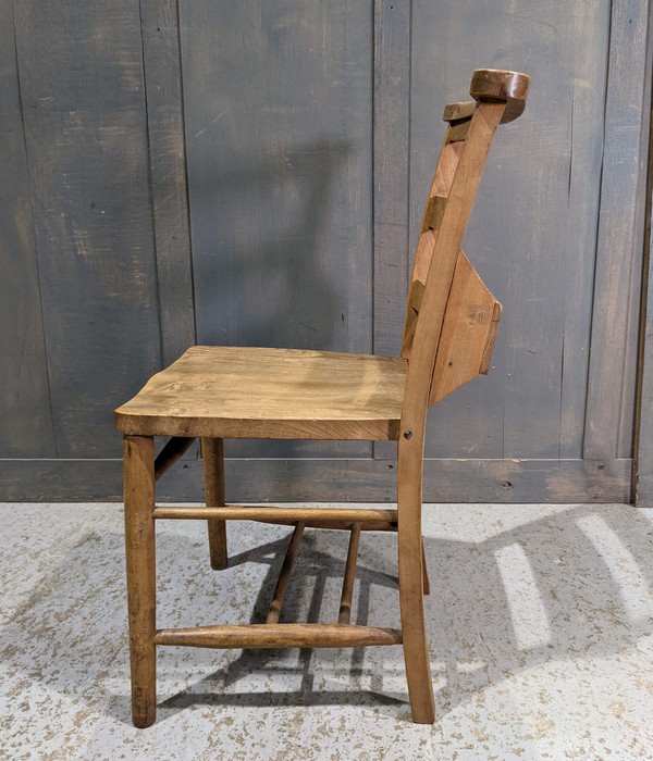 Reclaimed chapel chairs