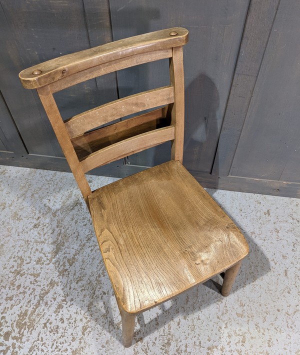 Strong ladder back reclaimed chapel chairs
