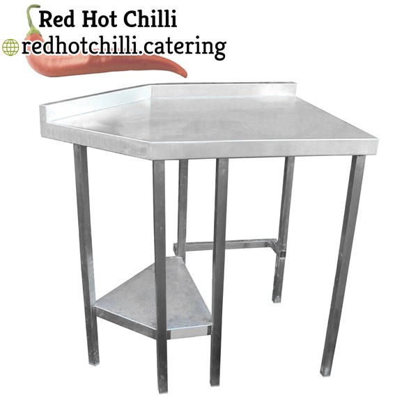 Corner steel table