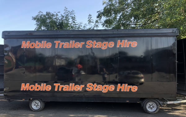 6m x 4m Mobile Trailer Stage for sale