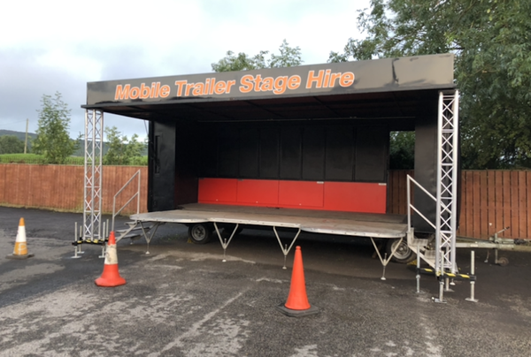 Used 6m x 4m Mobile Trailer Stage