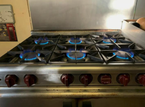 Six burner six gid oven Six burner six gid oven