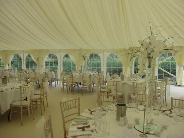 Secondhand marquee walls