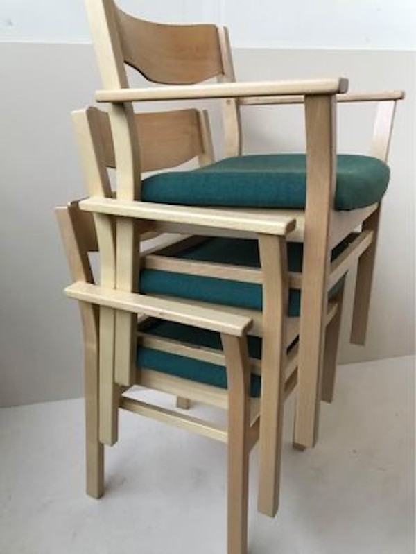 Wooden Stackable Armchair