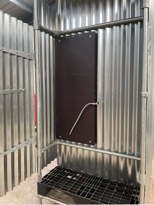 Shower heater locker