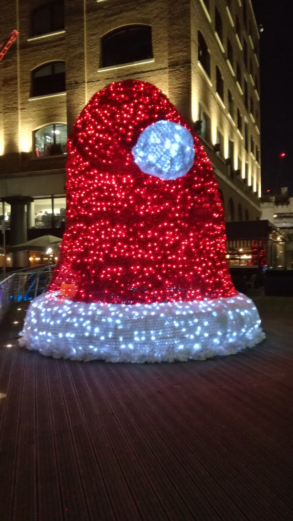 Secondhand giant santa hat