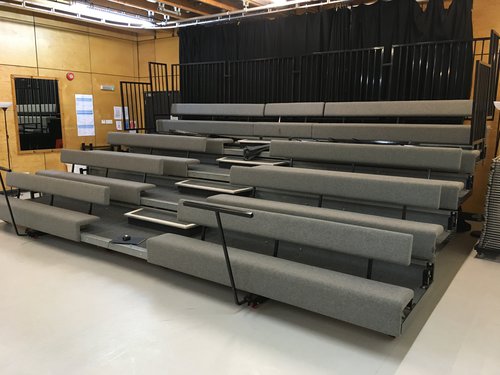 School tiered seating School tiered seating