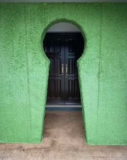 Secondhand Alice in Wonderland Walkthrough Grass Keyhole Entranceway For Sale