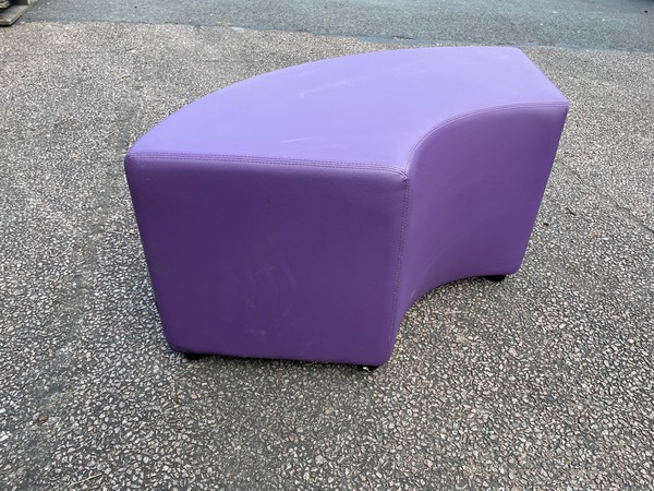 Used Curved Ottomans