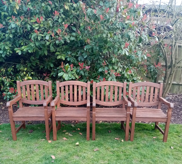 Heavy Outdoor Bench Style Chairs For Sale