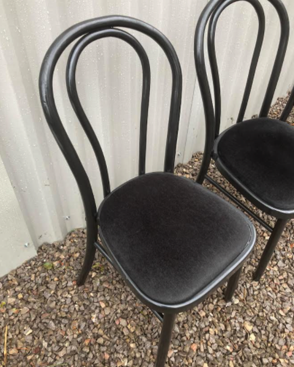 Secondhand banqueting chairs