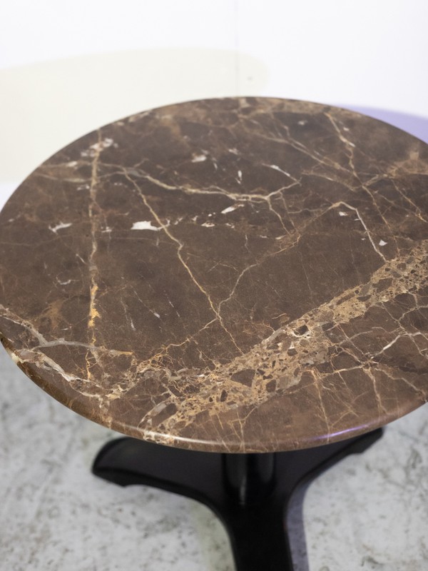2x Brown Marble Tables (COM103) - South Yorkshire 1