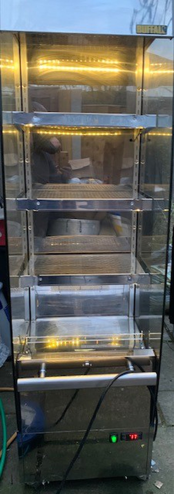 Secondhand Buffalo Slimline Heated Multideck Food Display Cabinet
