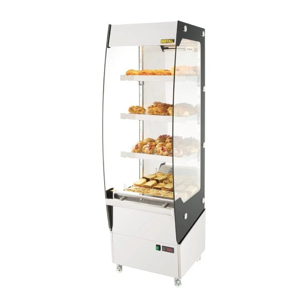 Secondhand Buffalo Slimline Heated Multideck Food Display Cabinet For Sale