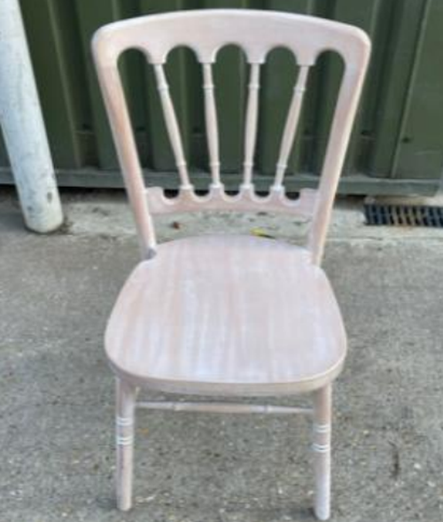 Secondhand Chairs and Tables Limewash Banqueting Chairs for sale