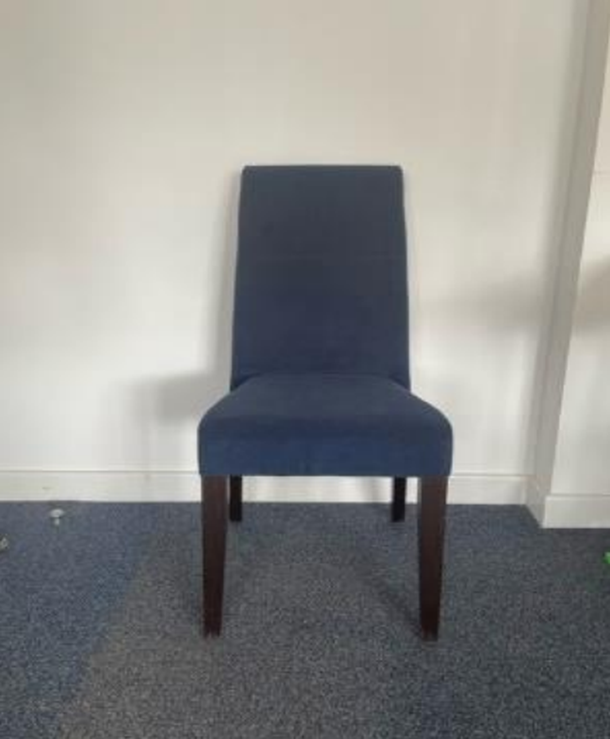 Secondhand Chairs and Tables Restaurant Chairs 18x Blue Upholstered