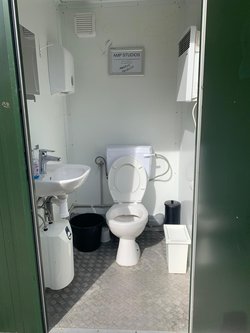 Secondhand Prefab Double Mains Toilet Block For Sale
