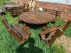 Wooden Picnic Benches