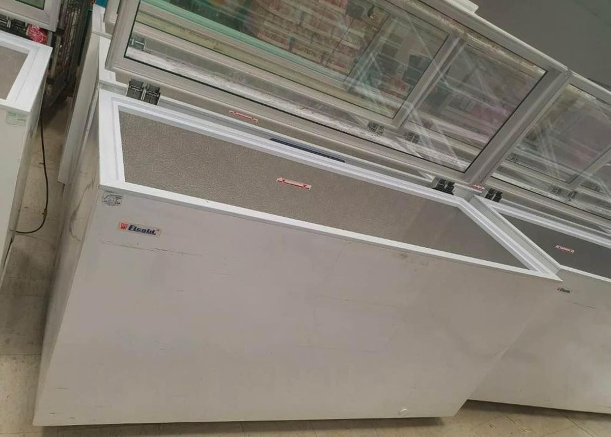 Secondhand Catering Equipment Chest Freezers Elcold 1.7M Commercial