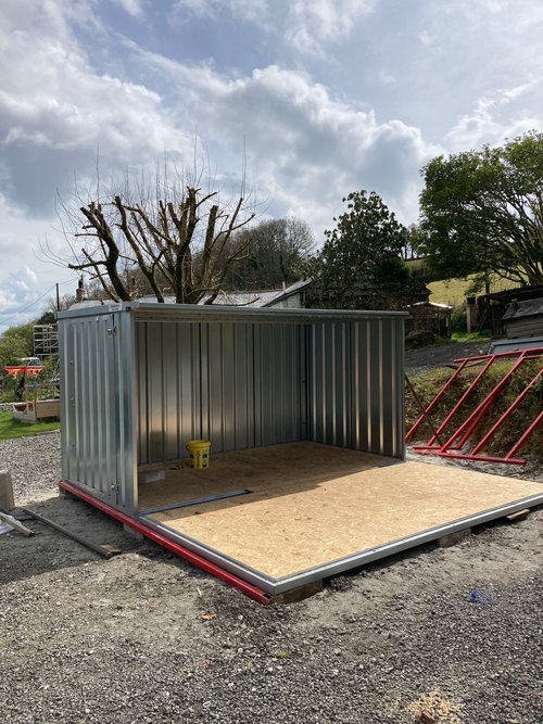 Secondhand Container Store 4m x 4m x 2m High For Sale Secondhand Container Store 4m x 4m x 2m High For Sale