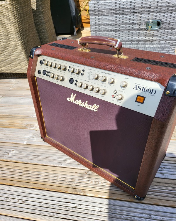 Secondhand Marshall AS100D100 Watt Acoustic Amplifier For Sale