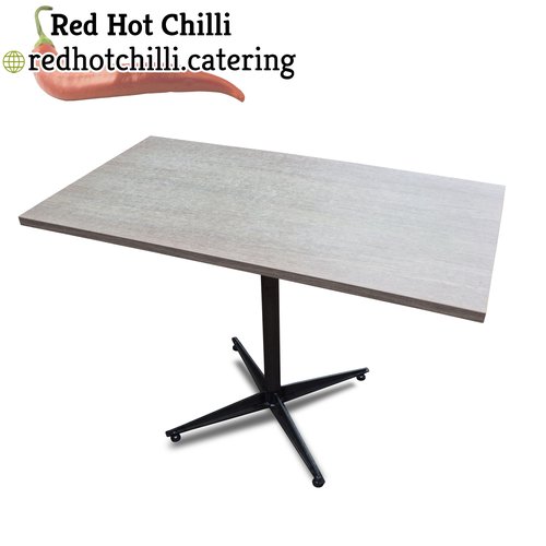 Rectangular pedestal restaurant table Rectangular pedestal restaurant table