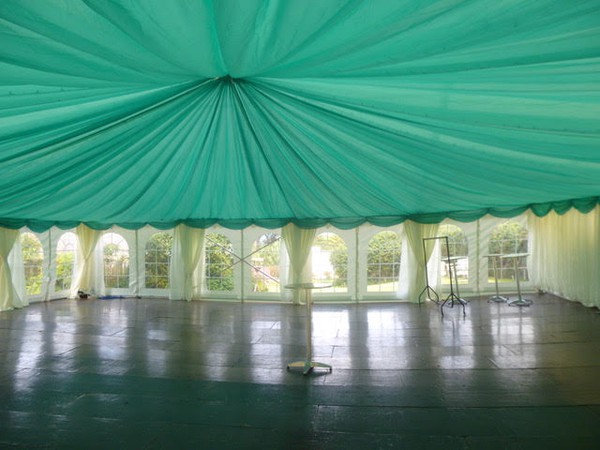 12m x 12m Turquoise Roof lining - Custom Covers