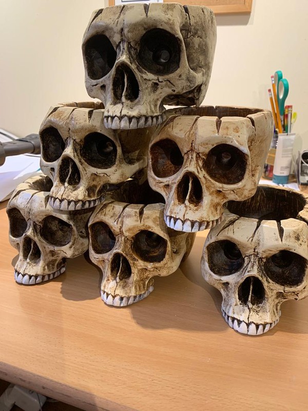 Halloween Props Skulls Centrepieces