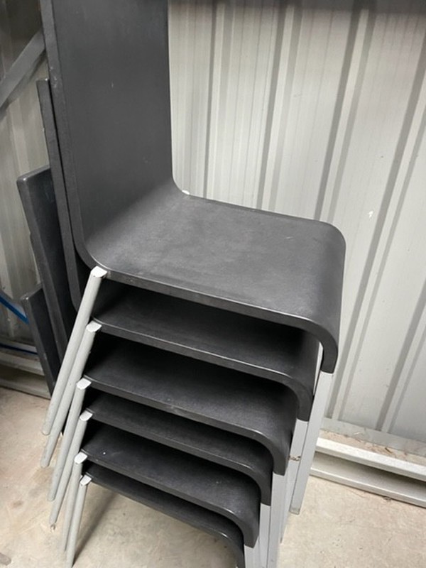 Designer stacking chairs