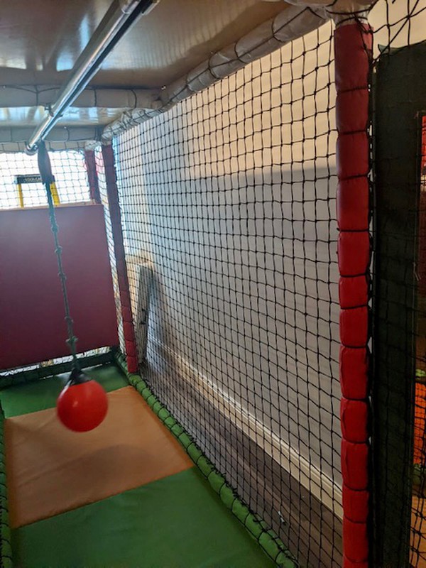 Soft play area with Swinging ball