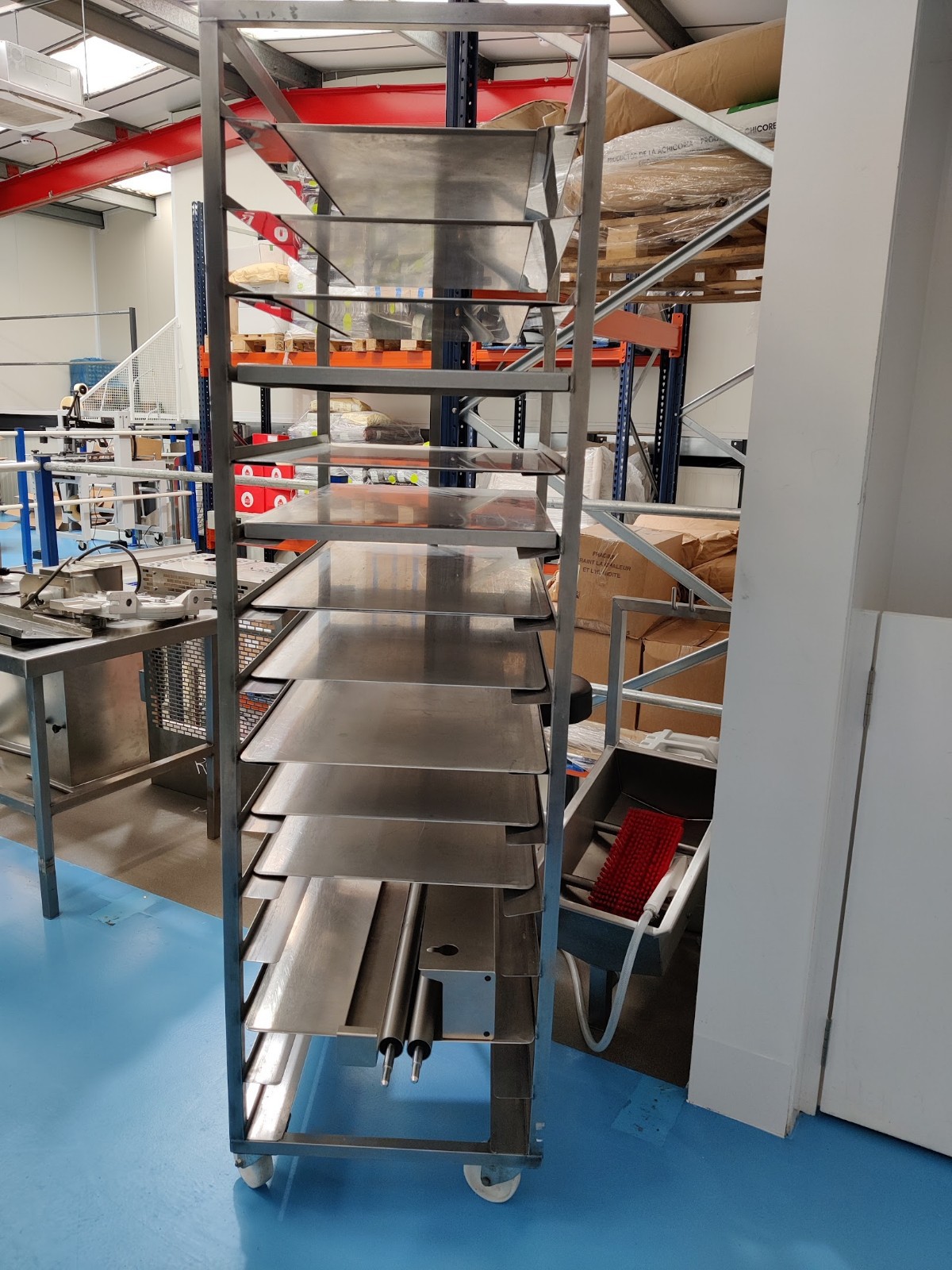 Secondhand Catering Equipment Cooling and Food Storage Racks 2x Bakery Trolley Racks London