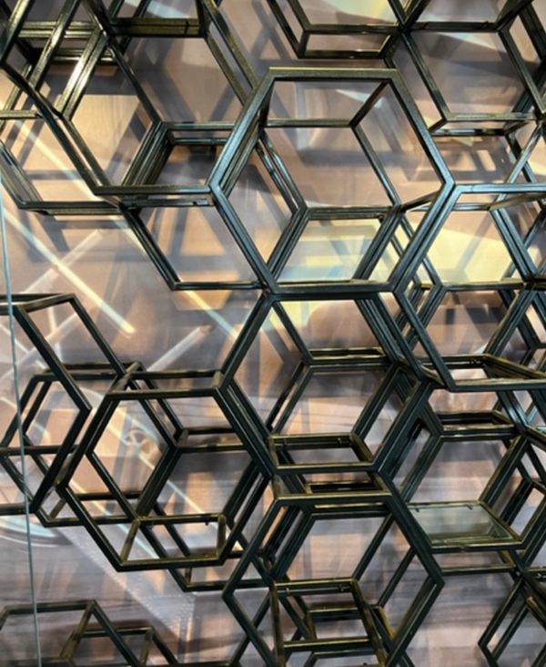 Honeycomb Display wall