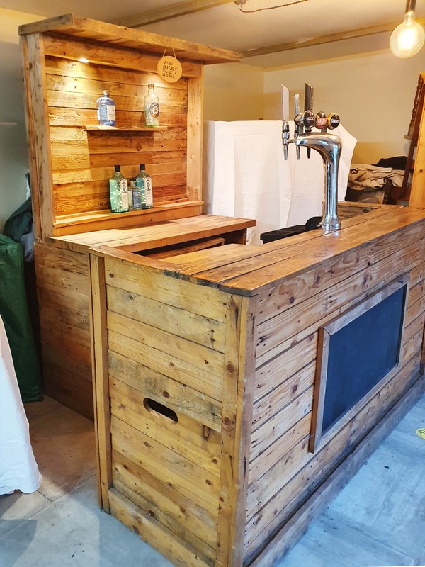 Rustic mobile bar for sale