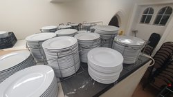 Secondhand 12inch Porcelite Dinner Plates For Sale