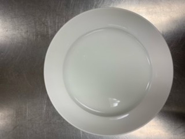 Royal Porcelain Classic White Wide Rim Plates For Sale