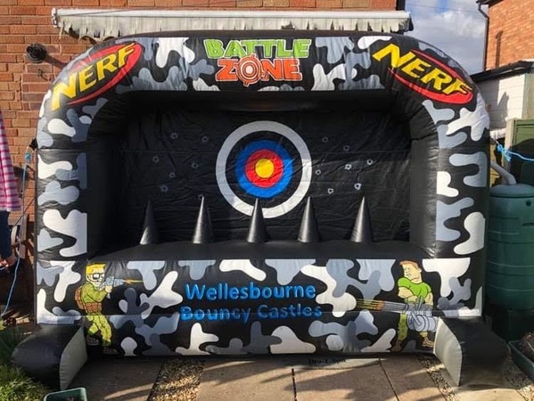 Secondhand Nerf Wall with Blower and Circus Toys For Sale