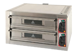Secondhand Zanolli EP70/2 Double Deck Electric Pizza Oven For Sale