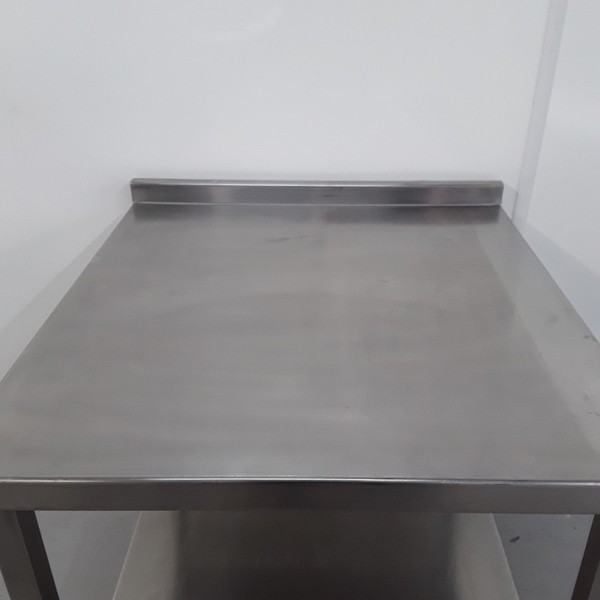 Stainless steel stand with upstand