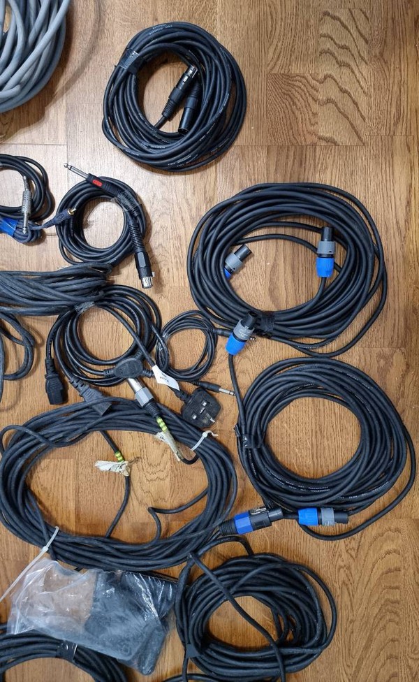 Used PA cables
