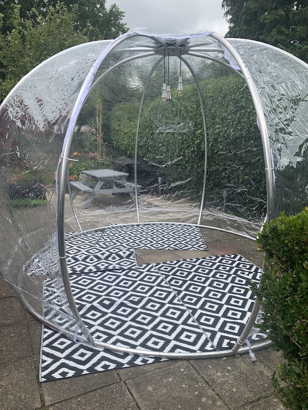 Used Astreea Igloo Shelter with Clear Oslo Cover for sale
