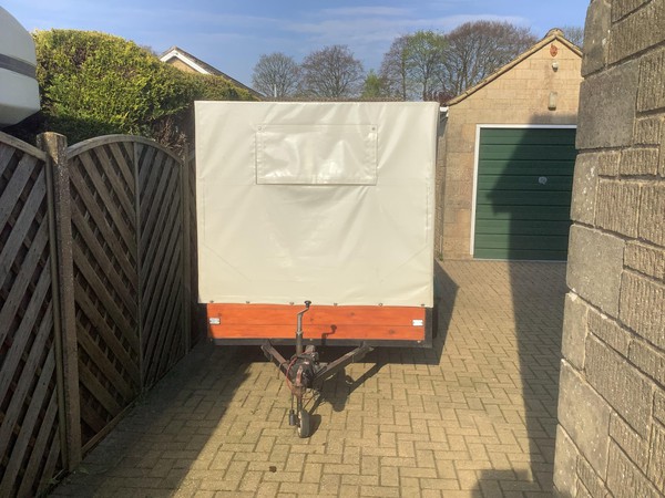 Trailer with PVC cover