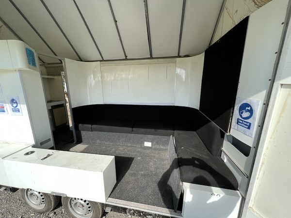 Buy Used Show Exhibition Trailer with seating area