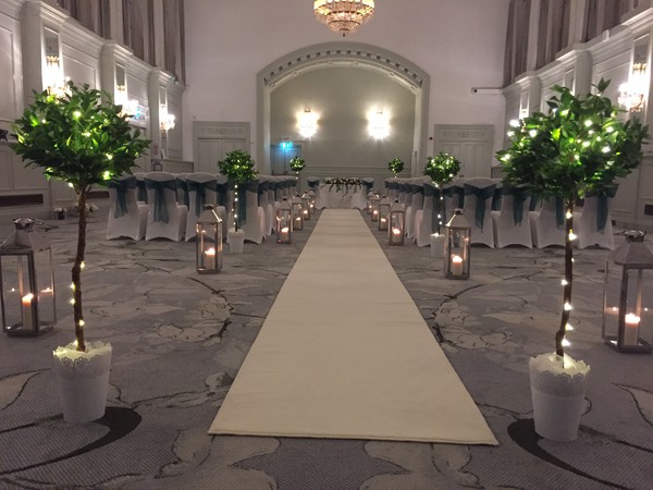 Wedding aisles carpet